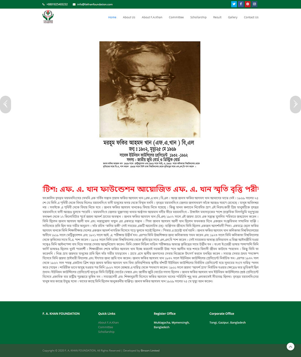 fakhanfoundation.com
